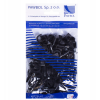 Obujmica za kabel s čavlićem 6mm crna 100 komada u pakiranju H.7004C