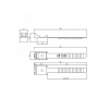 Stezaljka za kabel 30x100mm UP-30 crna 25 komada u pakiranju H.7207AC