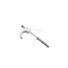 Stezaljka za kabel jednostruka 14-25x80mm bijela sa klinom 100 komada u pakiranju H.7334 ***EOL***
