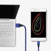 Kabel USB-USB C 1,5m Quick charge plavi VA0003