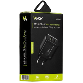 Punjač USB+PD 28W Quick charge VA0007