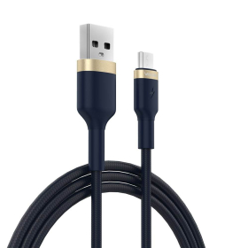 Kabel USB-micro USB 1m premium crni VA0058