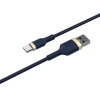 Kabel USB-USB Type C 1m premium crni VA0059