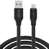 Kabel USB-micro USB 1m fast charge crni VA0107