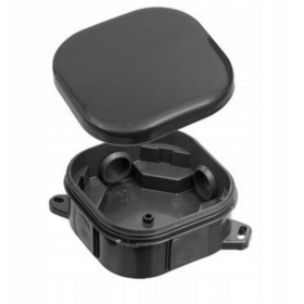 Kutija razvodna nadžbukna 92x92x44mm crna IP54 A.0018C