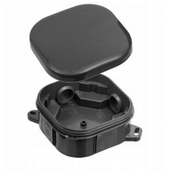 Kutija razvodna nadžbukna 92x92x44mm crna IP54 A.0018C