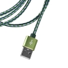Kabel USB- USB lightning 1,5m zeleni VA0147