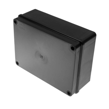 Kutija razvodna nadžbukna 190x140x70mm crna IP65 S-BOX 416C