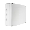 Kutija razvodna nadžbukna 380x300x120mm 12 uvoda siva IP65 S-BOX 706