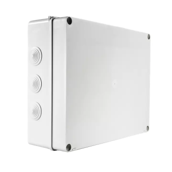 Kutija razvodna nadžbukna 380x300x120mm 12 uvoda siva IP65 S-BOX 706