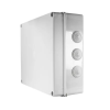 Kutija razvodna nadžbukna 380x300x120mm 12 uvoda siva IP65 S-BOX 706