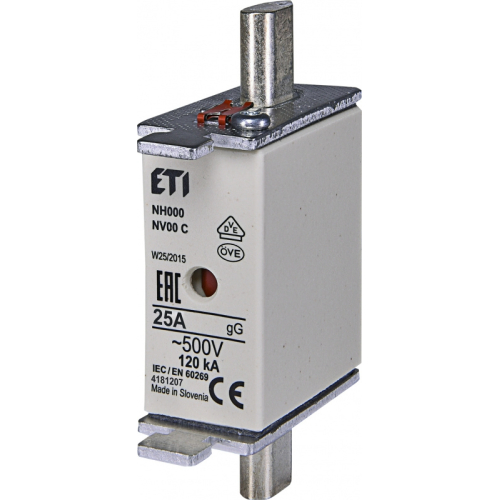 Osigurač NVO-00C 25A ETI 004181207