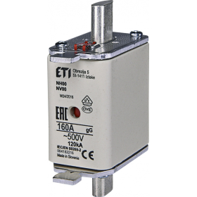 Rastalni uložak NH00 gG 125A/500V 004182215