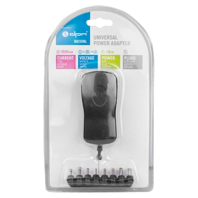 Univerzalni adapter za napajanje 18W 1500mA 8 utikača DPM DA13DBL