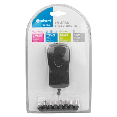 Univerzalni adapter za napajanje 30W 2500mA 8 utikača DPM DA15DBL