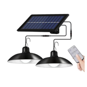Solarna LED viseća svjetiljka 1,8W 6500K IP44 s daljinskim upravljačem 0304