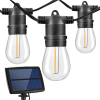 Solarni LED vijenac 10 LED sijalica 3W 3000K 10m okrugli IP44 0305