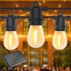 Solarni LED vijenac 10 LED sijalica 3W 3000K 10m okrugli IP44 0305