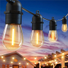 Solarni LED vijenac 10 LED sijalica 3W 3000K 10m okrugli IP44 0305