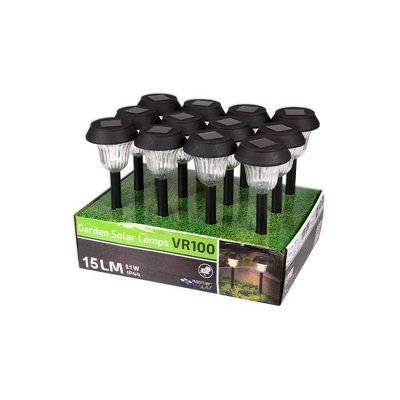 Solarna LED vrtna svjetiljka 0,06W 105x105x380mm (12 kom karton) IP44 0315