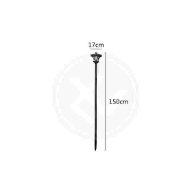 Solarna LED vrtna svjetiljka 0,72w 6500k 138x17cm IP44 0743