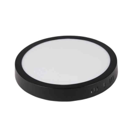 Panel LED 18W 4000K 1440lm IP20 nadgradni okrugli crni 0763