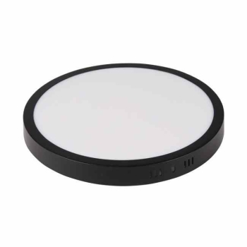 Panel LED 24W 4000K 1920lm IP20 nadgradni okrugli crni 0775
