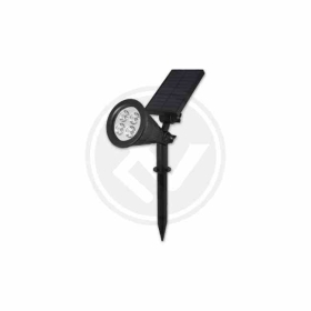 Solarna LED vrtna svjetiljka 2W 5500-6000K 100x270x340mm IP44 1370