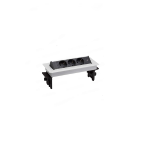 Izvlačna utičnica 3 x schuko FLIP-UP 20440B