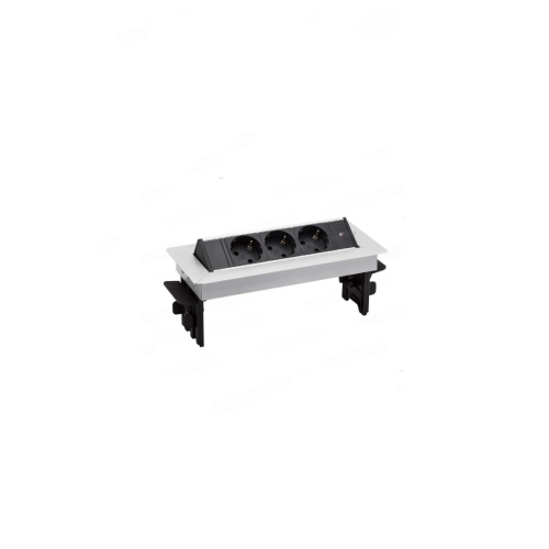 Izvlačna utičnica 3 x schuko FLIP-UP 20440B