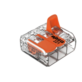 Spojnica za kablove 3IN Wago preklopna 0,5-6 mm2 15 kom/pack 221-613 ***EOL***
