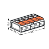 Spojnica za kablove 5IN Wago preklopna 0,5-6 mm2 15 kom/pack 221-615