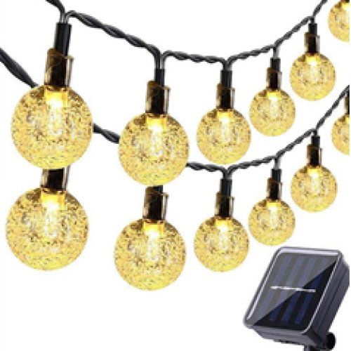 Solarni LED vijenac 40 LED sijalica 2,88W 3000K 785cm okrugli IP44 2291