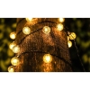 Solarni LED vijenac 40 LED sijalica 2,88W 3000K 785cm okrugli IP44 2291