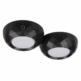 Svjetiljka ispod ormarića SET 2x2LED 0,5W 4000K 12lm IP20 3xAAA crna 2985