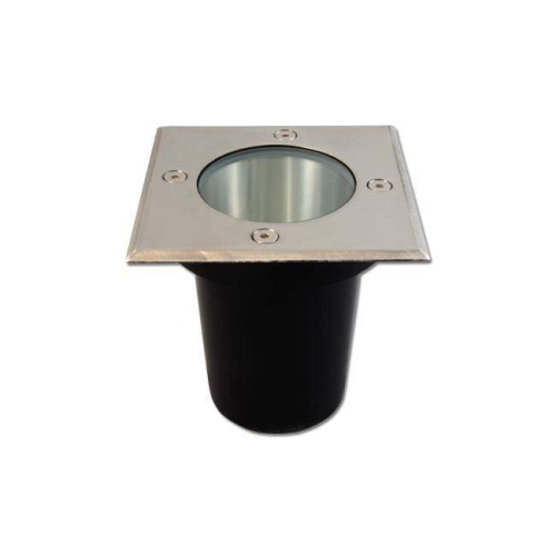 Podna ugradbena svjetiljka max35W GU10 110x110mm IP67 kvadratna 3220