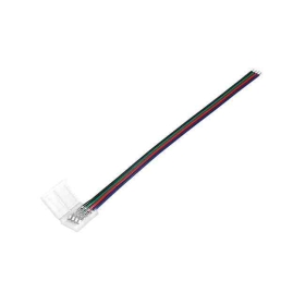 Konektor za LED traku 10mm RGB sa žicama 3419