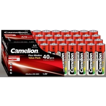 Baterija alkalna 1,5V AA, pakiranje 40 kom, Camelion 2400003109