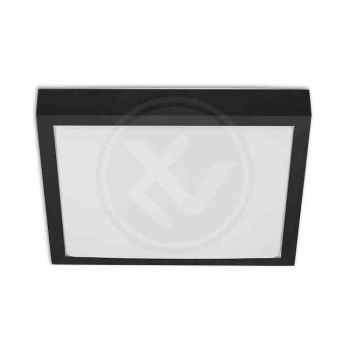 Stropna svjetiljka 18W 4000K 1260lm 320x320mm IP44 kvadratna crna 4344