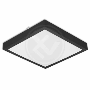Stropna svjetiljka 18W 4000K 1260lm 320x320mm IP44 kvadratna crna 4344
