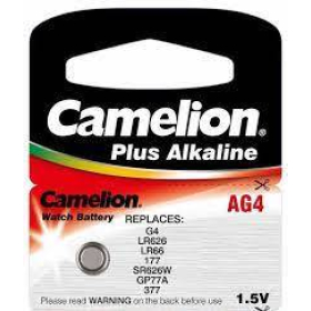 Baterija alkalna 1,5V AG4, LR66, bez žive, 1 kom, Camelion 2400002074