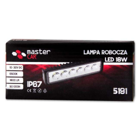 Radna LED svjetiljka 18W 6LED 6000K 10-30V IP67 5191