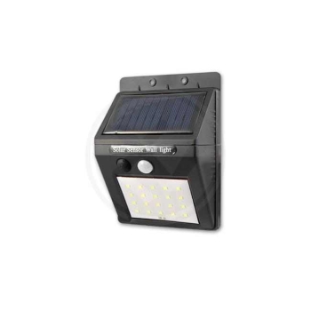 Solarna LED svjetiljka 3W 6000K 20xSMD sa senzorom pokreta i 2,5m kabelom IP65 6449