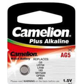 Baterija alkalna 1,5V AG5, LR48, bez žive, 1 kom, Camelion 2400002075