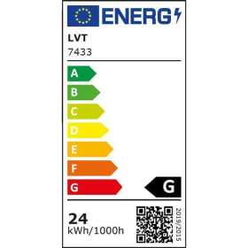 Stropna svjetiljka 24W 4000K 1680lm IP44 sa crnim obrubom MASTER 7433