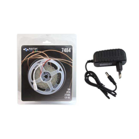 LED traka 2700K set 2835 Premium 5m 300LED IP20 sa napajanjem 7484
