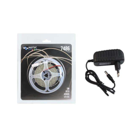 LED traka 4500K set 2835 Premium 5m 300LED IP20 sa napajanjem 7486