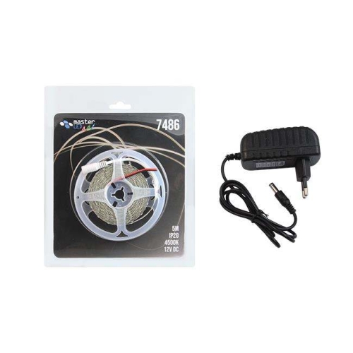 LED traka 4500K set 2835 Premium 5m 300LED IP20 sa napajanjem 7486