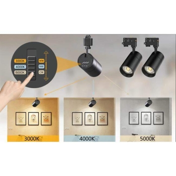 Tračna svjetiljka 20W 3CCT 1600lm IP20 crna 7936