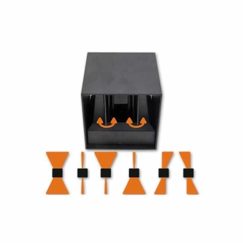 Zidna svjetiljka za G9 žarulju max 9W antracit IP44 8015